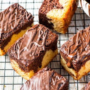 Mini Frosted Chocolate orange loaf cake