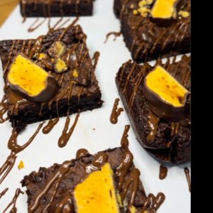 Chocolate Honeycomb Brownie