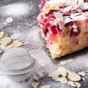 Rasberry Bakewell Blondie
