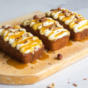 Mini Frosted Spiced Loaf Cake